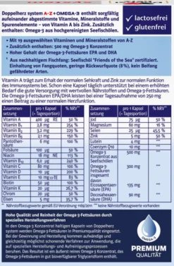 Doppelherz system A-Z + Omega-3 all-in-one 60 Kapseln