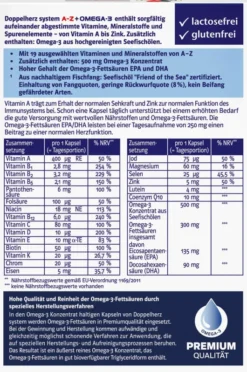 Doppelherz System A-Z + Omega-3 All-In-One 30 Kapseln