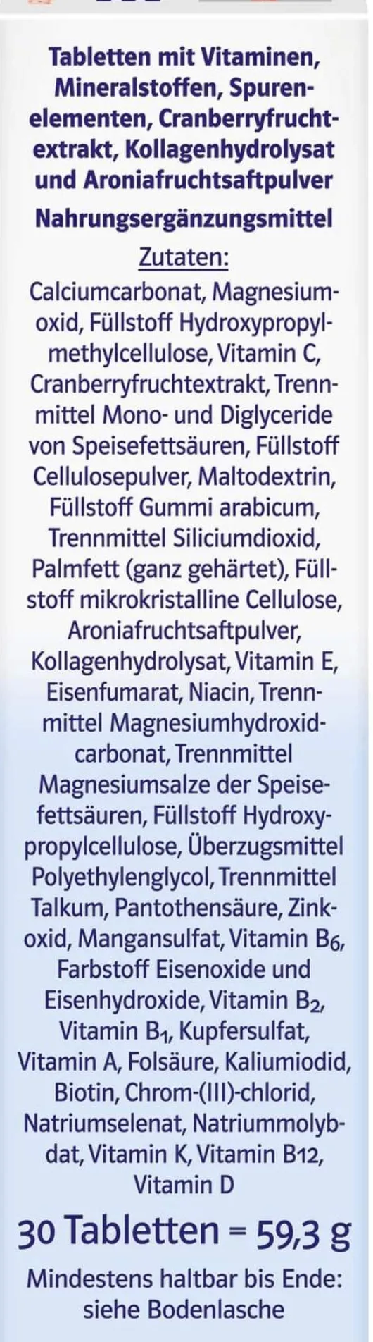 Doppelherz System Für Sie 30 Tabletten