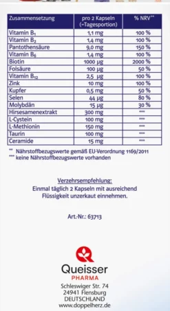 Doppelherz system Hair Essential 60 Kapseln