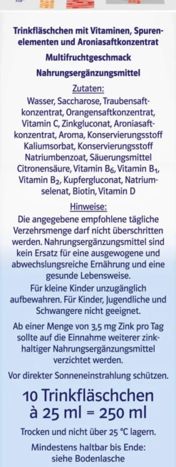 Doppelherz System Immun+aronia 10 Trinkampullen