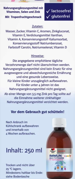 Doppelherz System Immun Family Multivitamine 250 ml