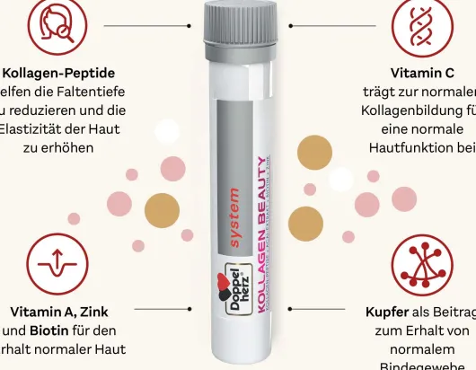 Doppelherz system Kollagen Beauty Orange-Maracuja-Geschmack 30 Ampullen