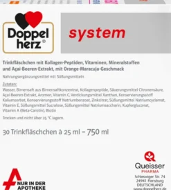 Doppelherz system Kollagen Beauty Orange-Maracuja-Geschmack 30 Ampullen
