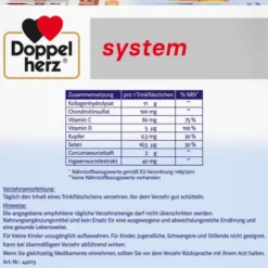 Doppelherz system Kollagen 11.000 Curcuma + Ingwer 30 x 25 ml Trinkampullen