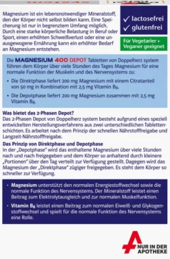 Doppelherz System Magnesium 400 Depot 60 Tabletten