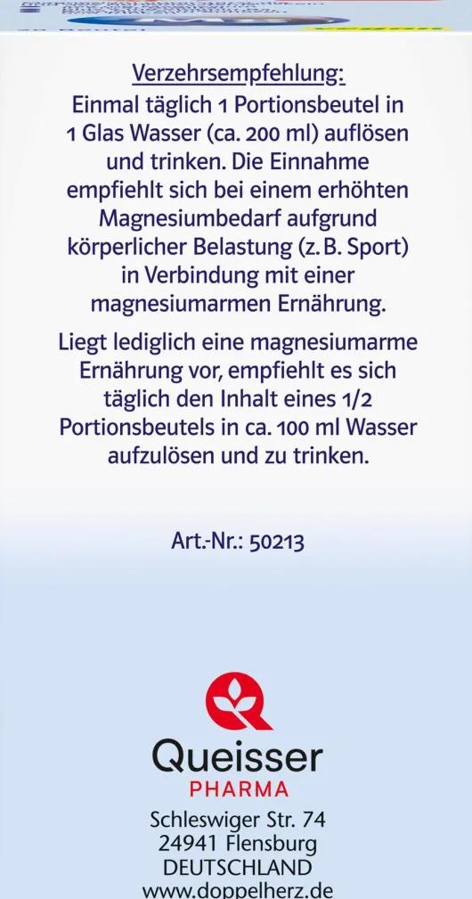 Doppelherz System Magnesium 400 Citrat Granulat 20 Beutel