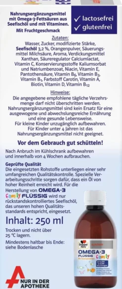 Doppelherz system Omega-3 family flüssig 250 ml Flüssigkeit