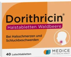 Dorithricin Halstabletten Waldbeere 40 Lutschtabletten