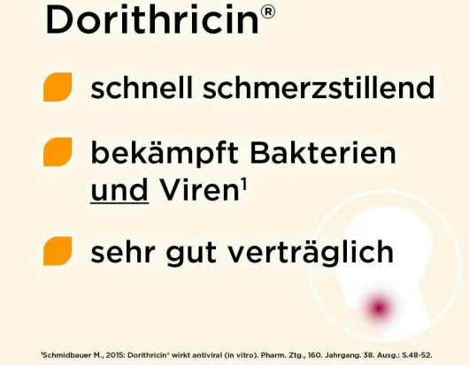 Dorithricin Halstabletten Waldbeere 40 Lutschtabletten