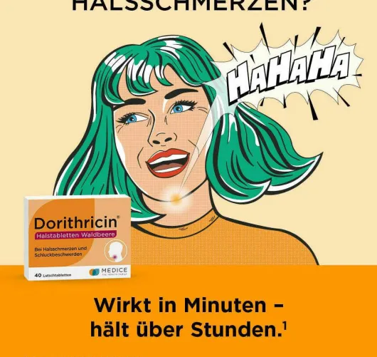 Dorithricin Halstabletten Waldbeere 40 Lutschtabletten