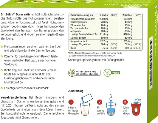 Dr.Böhm Darm Aktiv Pulver 6 Sachets
