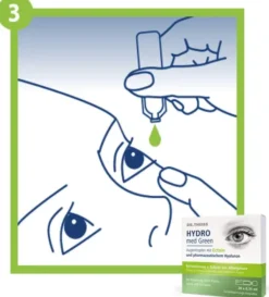Dr.Theiss Hydro med Green Augentropfen 20 x 0,35 ml Einzeldosispipetten