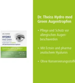 Dr.Theiss Hydro med Green Augentropfen 20 x 0,35 ml Einzeldosispipetten