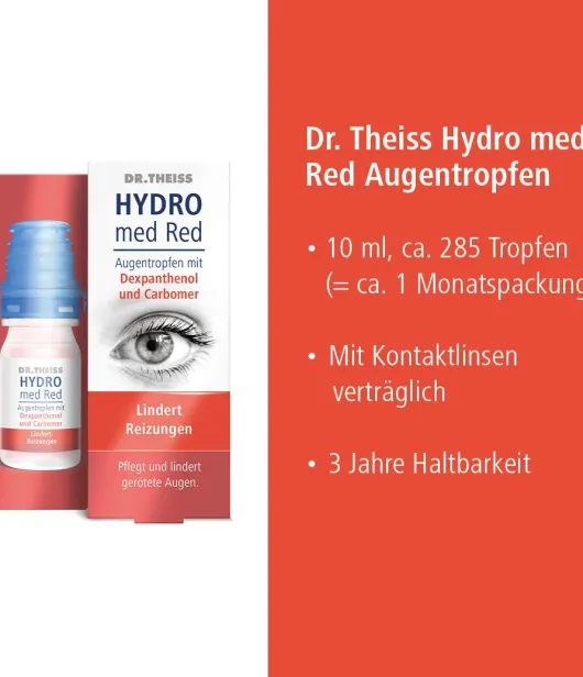 Dr.Theiss Hydro med Red Augentropfen 10 ml