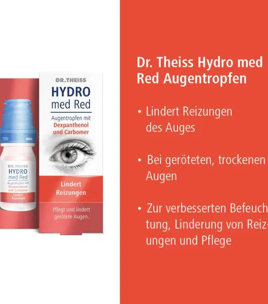 Dr.Theiss Hydro med Red Augentropfen 10 ml