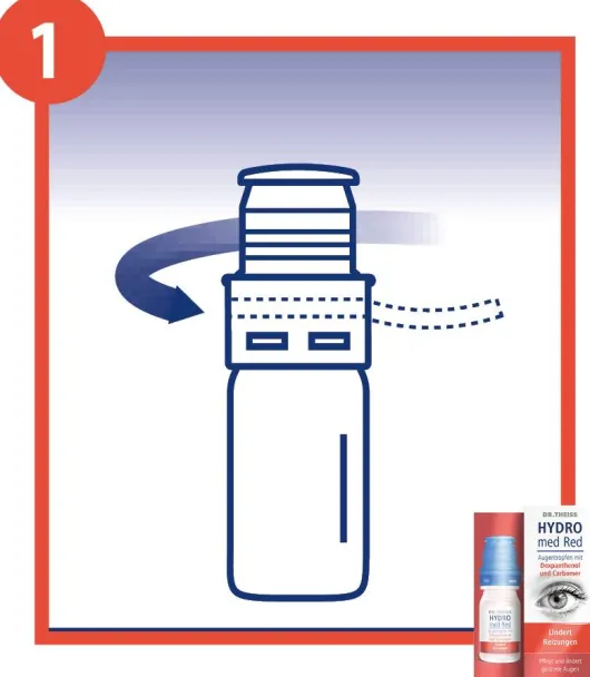 Dr.Theiss Hydro med Red Augentropfen 10 ml