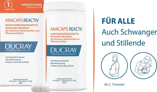 Ducray anacaps Reactiv Kapseln 90 Stück