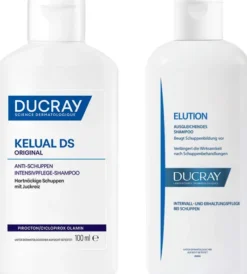 Ducray Kelual DS Anti-Schuppen Shampoo 100 ml + Elution ausgl. Shampoo 100 ml