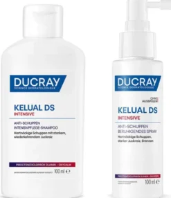 Ducray Kelual DS intensives Anti-Schuppen Intensivpflege-Shampoo 100 ml + Ducray Kelual DS intensives Spray 100 ml