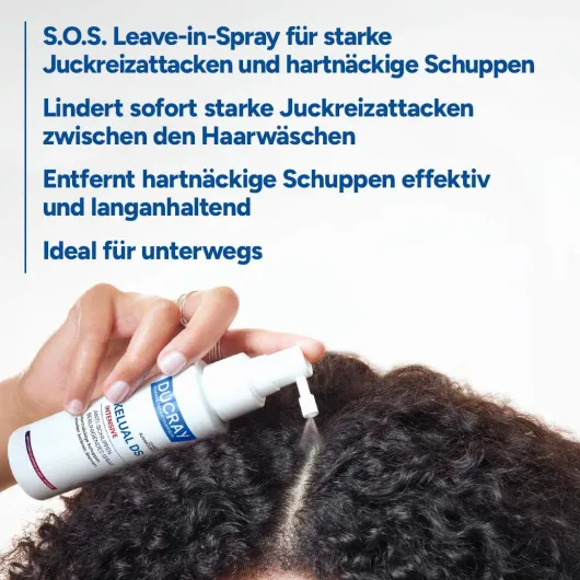 Ducray Kelual DS intensives Anti-Schuppen Intensivpflege-Shampoo 100 ml + Ducray Kelual DS intensives Spray 100 ml
