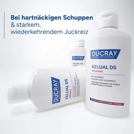 Ducray Kelual DS intensives Anti-Schuppen Intensivpflege-Shampoo 100 ml + Ducray Kelual DS intensives Spray 100 ml