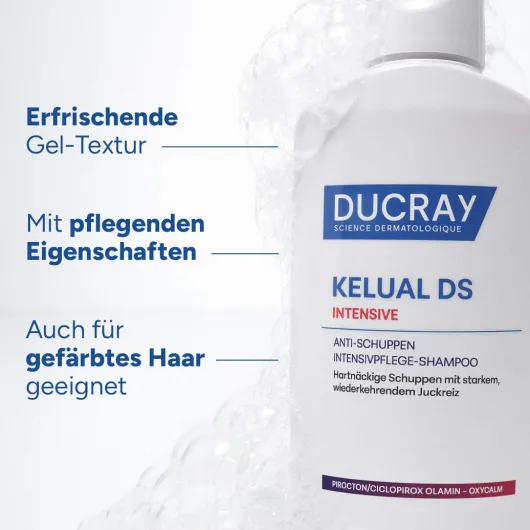Ducray Kelual DS intensives Anti-Schuppen Intensivpflege-Shampoo 100 ml + Ducray Kelual DS intensives Spray 100 ml