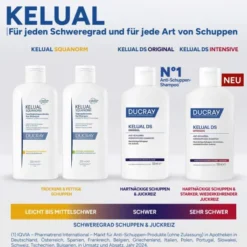 Ducray Kelual DS intensives Anti - Schuppen Shampoo 100 ml + Ducray Kelual Elution Begleitpflege 200 ml Shampoo
