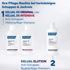 Ducray Kelual Elution Begleitpflege 2 x 400 ml Shampoo