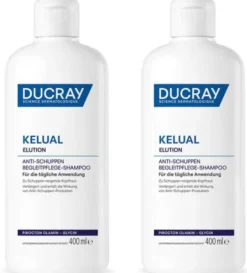 Ducray Kelual Elution Begleitpflege 2 x 400 ml Shampoo