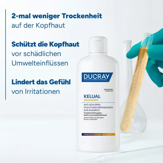 Ducray Kelual Squanorm trockene Schuppen 400 ml Shampoo