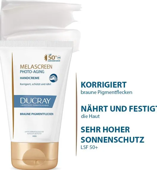 Ducray Melascreen Photoaging Handcreme SPF 50 + 50 ml