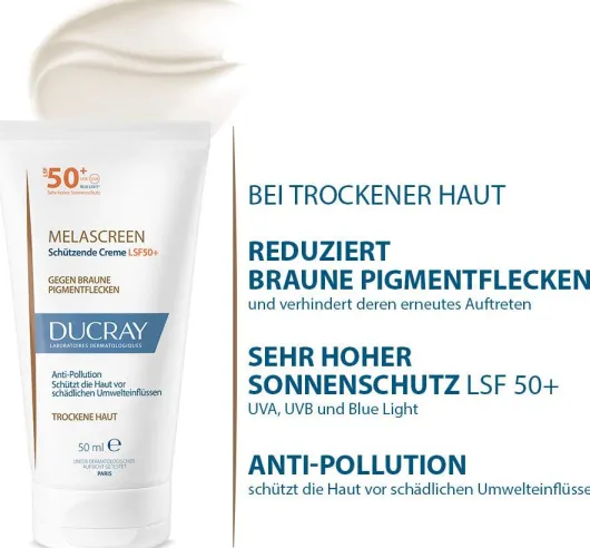 Ducray Melascreen Schützende Creme Spf 50+ 50 ml