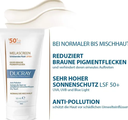 Ducray Melascreen Schützendes Fluid Spf 50+ 50 ml