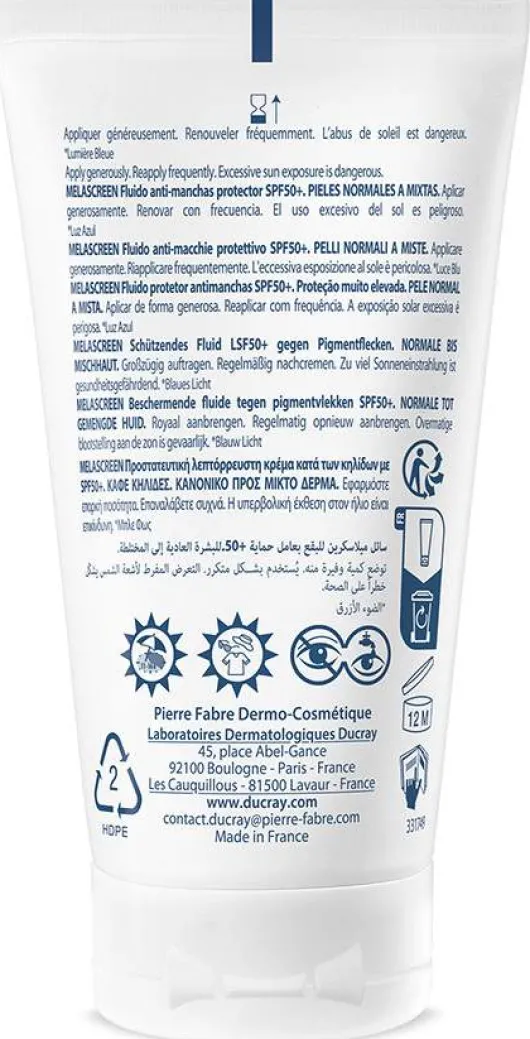 Ducray Melascreen Schützendes Fluid Spf 50+ 50 ml