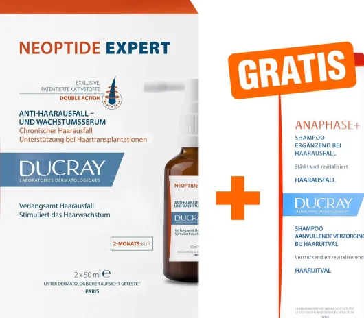 Ducray Neoptide Expert 2 x 50 ml Serum + gratis Ducray Anaphase+ Shampoo 100 ml