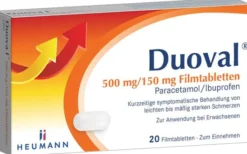Duoval 500 mg - 150 mg 20 Filmtabletten