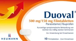Duoval 500 mg - 150 mg 10 Filmtabletten