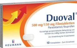 Duoval 500 mg - 150 mg 10 Filmtabletten
