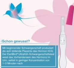 EarliBird Ultrafrüh Schwangerschaftstest 1 Stück