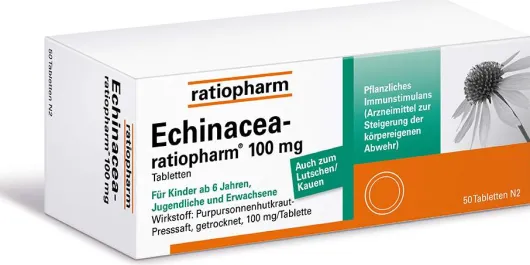 Echinacea Ratiopharm 100 mg 50 Tabletten