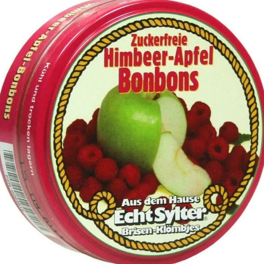 Echt Sylter Himbeer Apfel Zuckerfrei 70 G Bonbons