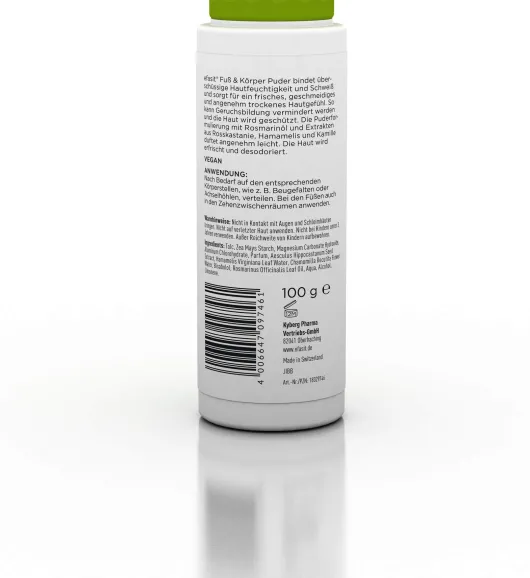 Efasit Fuß und Körper Puder 100 G