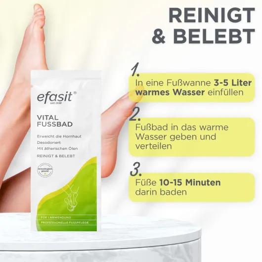 Efasit Vital Fußbad Sachet 15 G