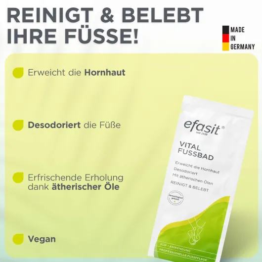 Efasit Vital Fußbad Sachet 15 G