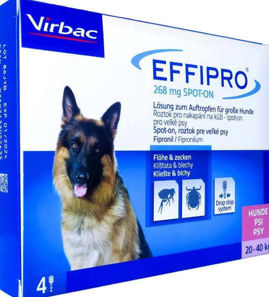 Effipro 268 mg Für Große Hunde 4 Stück
