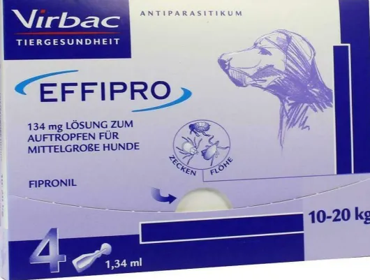 Effipro 134 mg Pipettlösung zum Auftropfen Für Mittelgroße...