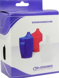 Einnehmebecher Mit 2 Griffen und 3 Deckeln 4 und 8 und 12mm