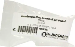 Einnehmeglas Graduiert Kunststoff Mit Deckel