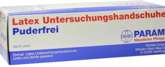 Einweg Handschuhe Latex Puderfrei Größe M 100 Stück